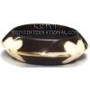 KBKR06011 Dark Brown with White Flower Prints Fashion Bangle