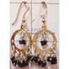 KEKQ11025 Classic Indian Imitation Colored Stone Earring