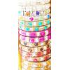 KKKR09025 Round Multi Colored Stone Bangles