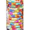 KKKR09026 Multi Colored Stone Metal Bangles