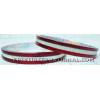 KKLK01027 A pair of acrylic bangle/bracelet with silver glitter fabric work.