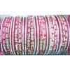 KKLK03034 3 sets of original hand painted Lac bangles