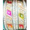 KKLK03I13 Package contains 2 broad and 4 thin lac bangles