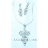 KNKT06002 Designer Necklace Earrings set