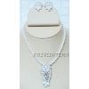 KNKT06036 Designer Necklace Earrings set