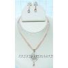 KNKT06C11 Designer Necklace Earrings set