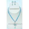 KNKT06D11 Stylish Necklace Earring Set