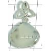 KPLL08009 Trendy White Metal Onyx Pendant