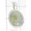 KPLL09044 Best Quality White Metal Onyx Pendant