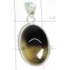 KPLL09048 Designer Style White Metal Onyx Pendant