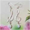 SAELS01010 Australian Opal Earrings 925 Sterling Silver