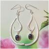 SAELS01017 Australian Opal Earrings 925 Sterling Silver