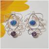 SAELS01026 Australian Opal Earrings 925 Sterling Silver