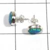 SAELS01028 Australian Opal Earrings 925 Sterling Silver