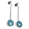 SAELS01043 Chalcedony Earrings 925 Sterling Silver