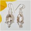 SAELS01064 Crystal Quartz Earrings 925 Sterling Silver