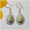 SAELS01066 Chrysoprase Earrings 925 Sterling Silver