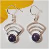 SAELS01078 Cherolite Earrings 925 Sterling Silver