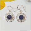 SAELS01092 Tanzanite Earrings 925 Sterling Silver