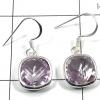 SAELS04027 Amethyst Earrings 925 Sterling Silver