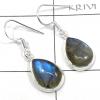 SAELS04053 Labradorite Earrings 925 Sterling Silver