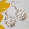 SAELS04064 Rainbow Moonstone Earrings 925 Sterling Silver