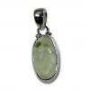 SAPLS01005 Prehnite Pendant 925 Sterling Silver