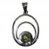 SAPLS01007 Peridot Pendant 925 Sterling Silver