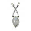 SAPLS01033 Rainbow Moonstone Pendant 925 Sterling Silver