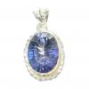 SAPLS01054 Blue Mystic Pendant 925 Sterling Silver