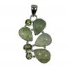 SAPLS01070 Prehnite Pendant 925 Sterling Silver