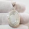 SAPLS01076 Rainbow Moonstone Pendant 925 Sterling Silver