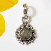 SAPMK08085 Party Look Designer Gemstone Labradorite Pendant 925 Sterling Silver