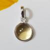 SAPMK08088 Natural Cab Citrine Gemstone 925 Silver Light Weight Silver Pendant