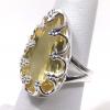 SARLS04026 Citrine Ring 925 Sterling Silver