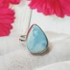 SARMK08042 Adjustable Sterling Silver Indian Wholesale Company Handmade Larimar Rings 925