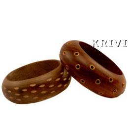 KBKR06013 Lovely Wooden Carved Bangles