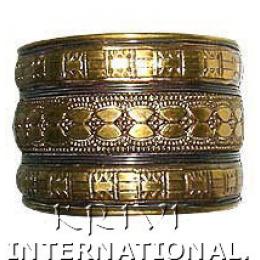 KBKR06021 Indian Handcrafted Oxidised Metal Bracelet