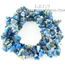 KBKR06084 Natural Lapis Chips Gemstone Beads Strand