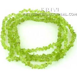 KBKR06085 Natural Peridot Chips Geamstone Beads Strand