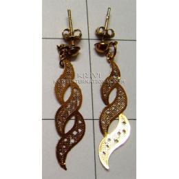 KEKQ08021 Exclusive Black Metal Fashion Earring