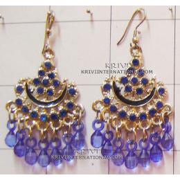 KEKQ11070 Exclusive Ethnic Indian Imitation Earring