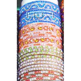 KKKR09002 Colored Stone Indian Bangles