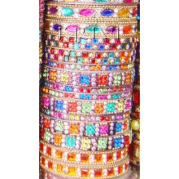 KKKR09087 Fashion Stone Bangles