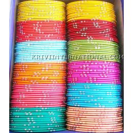 KKKT10039 12 dozen metallic bangles with matte finish 