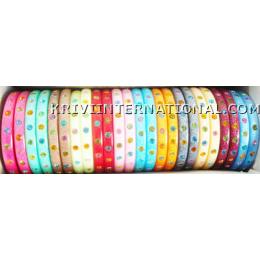 KKKT10053 Acrylic bangles pairs with stones and marble finish handiwork