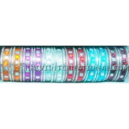 KKLK03011 6 sets of Lac bangles in 6 different colours