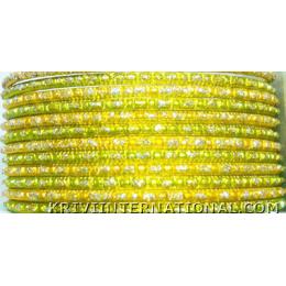 KKLK03022 Package of 12 thin plastic bangles