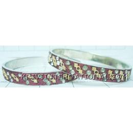 KKLK04B01 Single Pair of Lac bangles