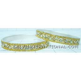 KKLK04B03 Single Pair of Lac bangles